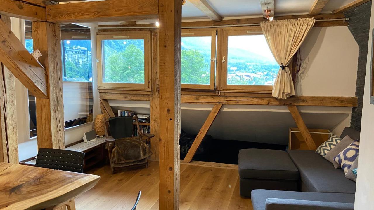 Beautiful Apartment In Chamonix Centre With Superb Mountain Views Bagian luar foto